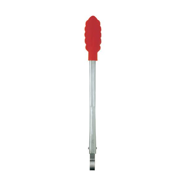 Cuisipro Silicone Locking Tongs 24cm Red