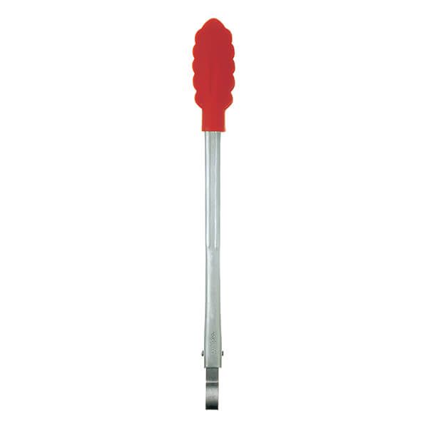 Cuisipro Silicone Locking Tongs 30cm Red
