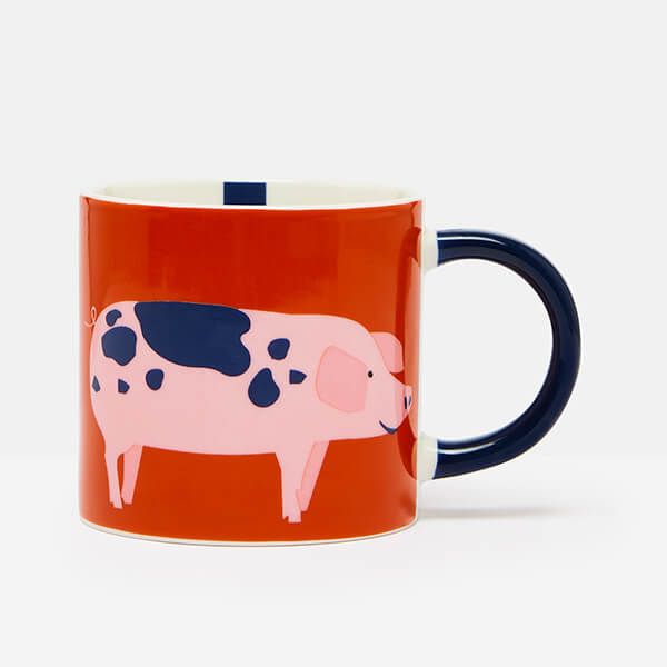 Joules Pig Orange Mug