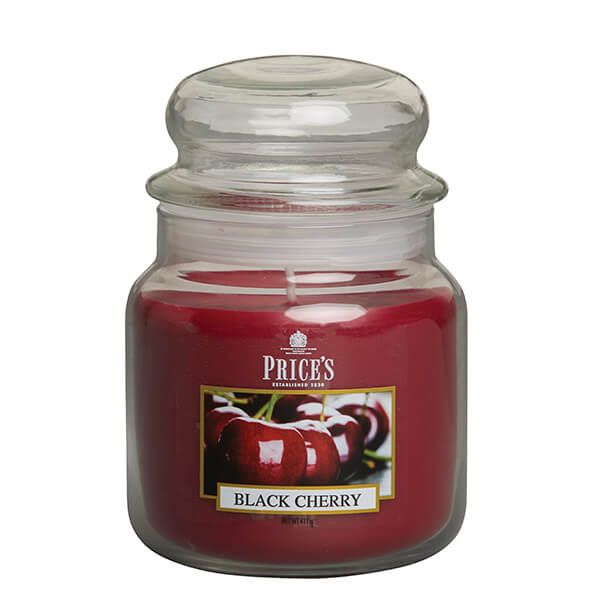 Prices Fragrance Collection Black Cherry Medium Jar Candle