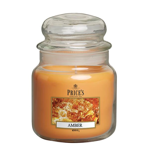 Prices Fragrance Collection Amber Medium Jar Candle