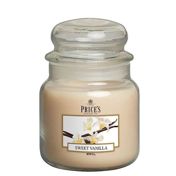 Prices Fragrance Collection Sweet Vanilla Medium Jar Candle