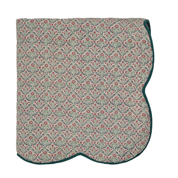 Morris & Co Brophy Embroidery Throw 170x220cm Green