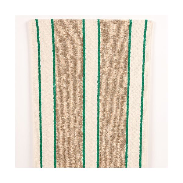 Range Towel Green Stripe