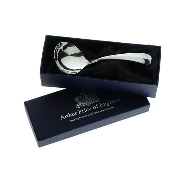 Arthur Price of England Sovereign Silver Cream Ladle Rattail