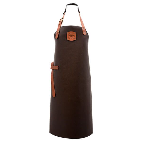 Rockingham Forge Brown Leather Apron