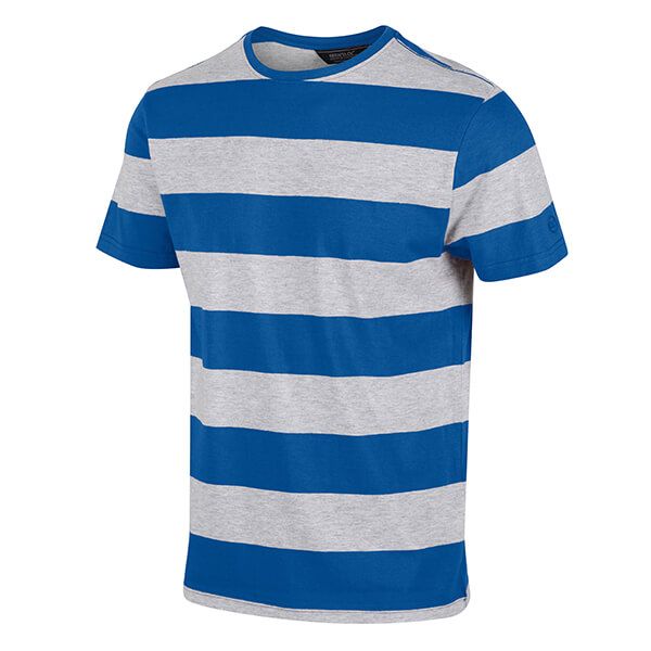 Regatta Men's Brayden Stripe T-Shirt Lapis Blue Stripe