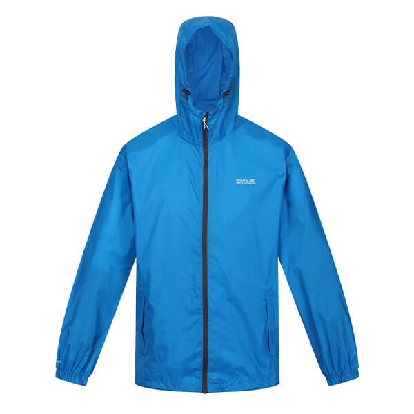 Regatta Mens Pack-It III Waterproof Jacket Indigo Blue