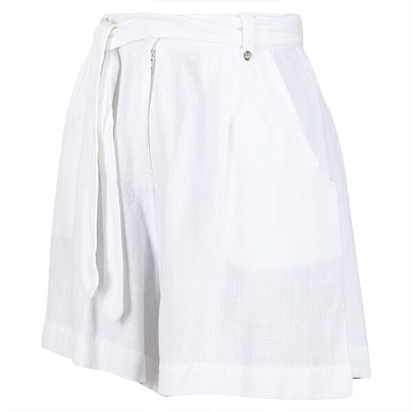 Regatta Women's Sabela Paper Bag Waist Shorts White