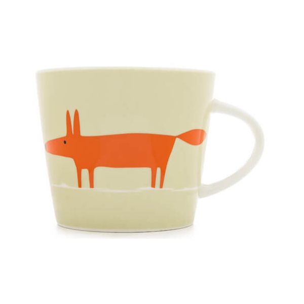Scion Living Mr Fox Neutral & Orange 350ml Mug