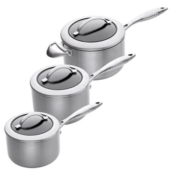 Scanpan CTX 3 Piece Saucepan Set