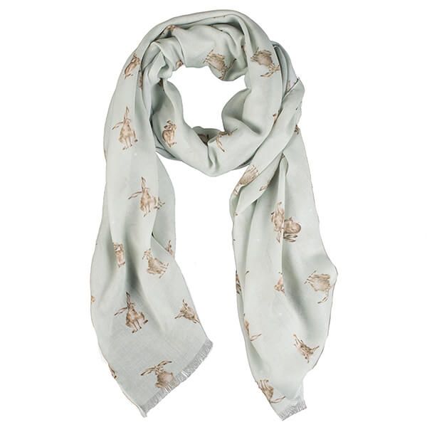 Wrendale Designs Leaping Hare Scarf