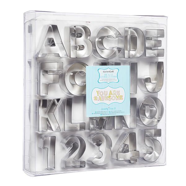 Sweetly Does It ABC & 123 Cookie Cutter Set