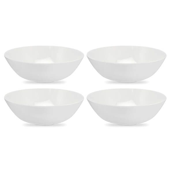 Royal Worcester Serendipity White Set of 4 Deep Bowls