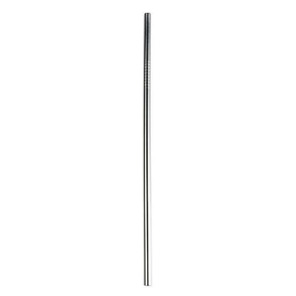 Grunwerg Stainless Steel Straight Straw 215mm x 6mm Diameter