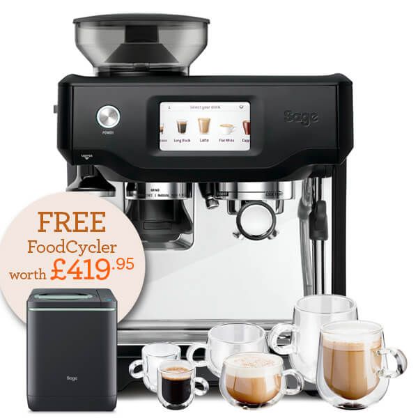 Sage The Barista Touch Black Truffle Coffee Machine With FREE Gifts