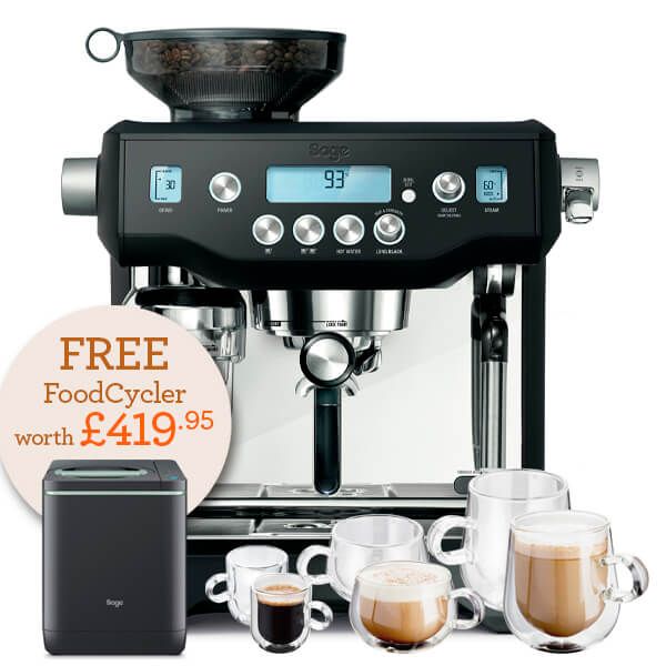 Sage The Oracle Black Truffle Coffee Machine With FREE Gifts