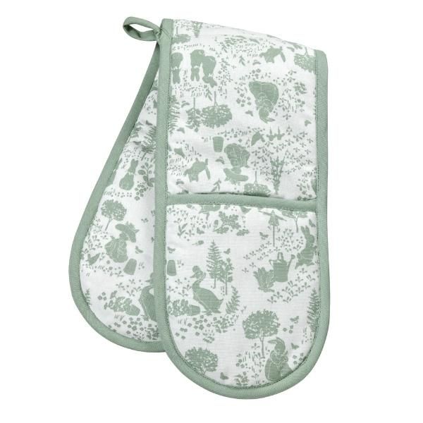 Peter Rabbit Classic Pattern Green Double Oven Glove
