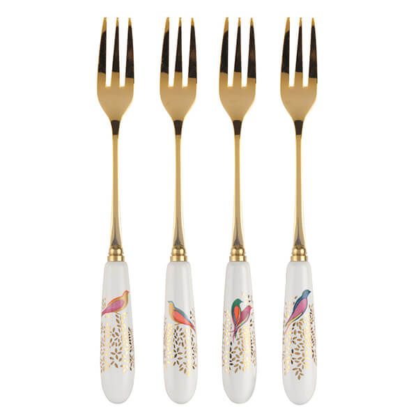 Sara Miller Chelsea Collection Set of 4 Pastry Forks