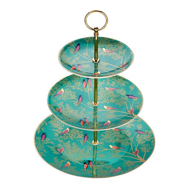 Sara Miller Chelsea Collection 3 Tier Cake Stand