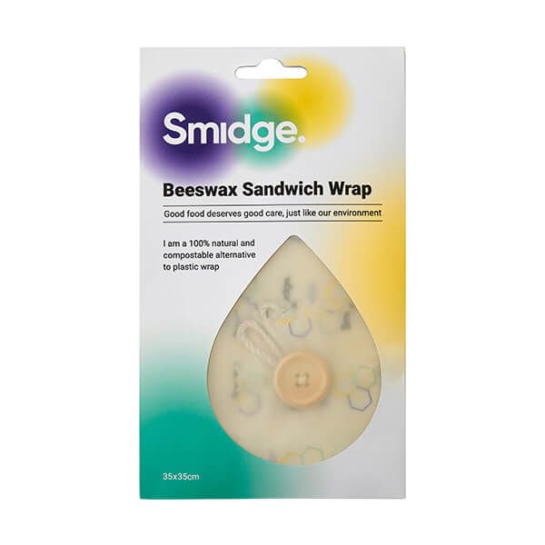 Smidge 35 x 35cm Beeswax Sandwich Wrap Honeycomb