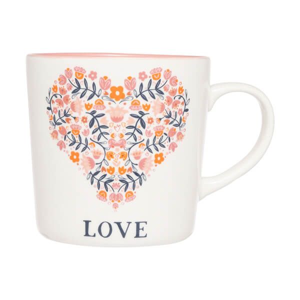 Siip Folk Floral Love Mug