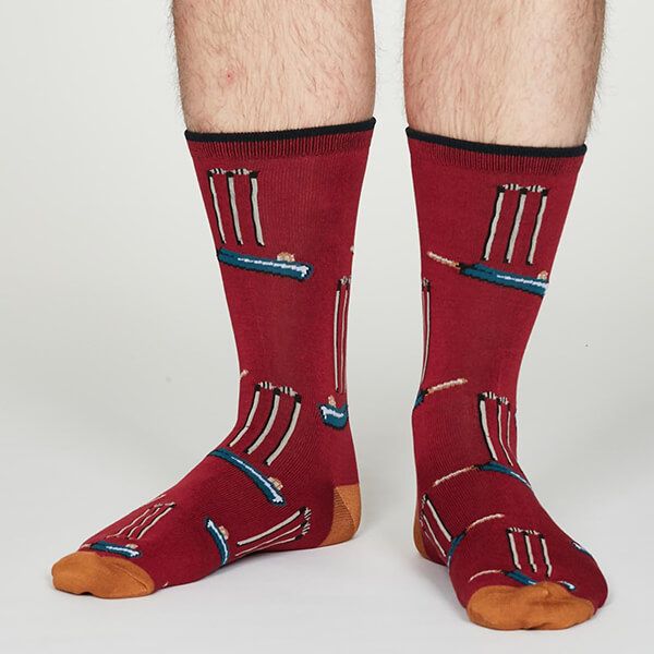 Thought Cranberry Perry Socks