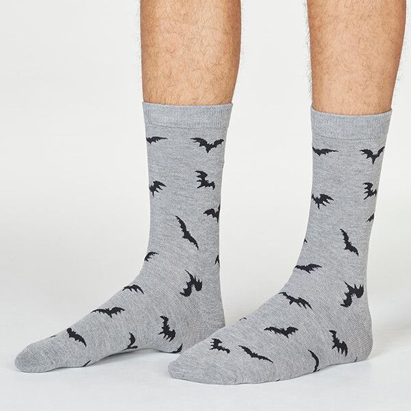Thought Grey Marle Abel Batwing Socks