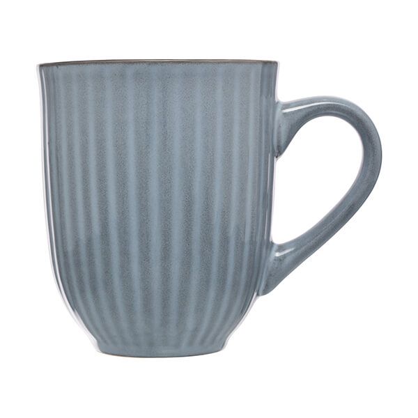 Siip Ribbed Blue Mug