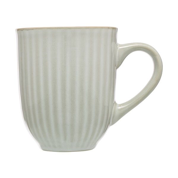Siip Ribbed Light Grey Mug