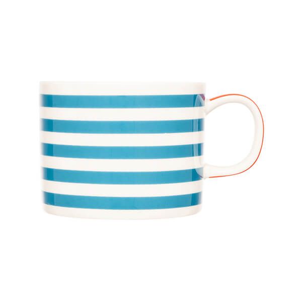 Siip Horizontal Stripe Blue Short Mug