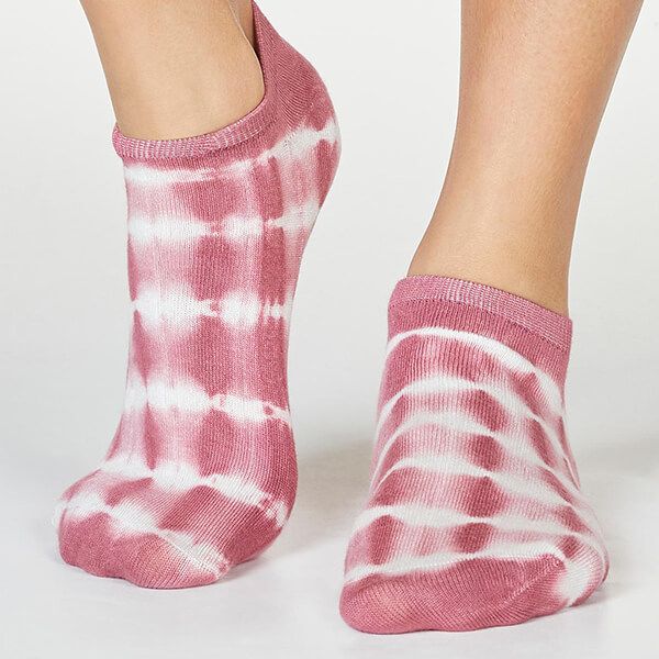 Thought Jules Tie Dye Socks Dark Rose Pink Size 4-7