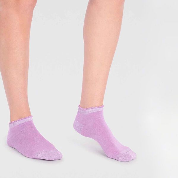 Thought Lavender Purple Ariella Bamboo Ankle Socks Size 4-7