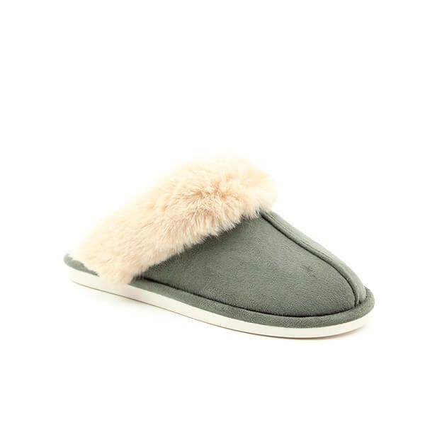 Heavenly Feet Fireside Grey Premium Slippers