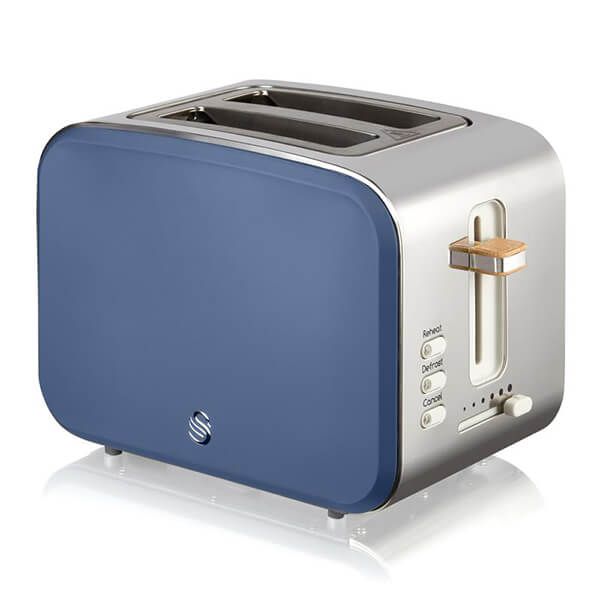 Swan Nordic Blue 2 Slice Toaster