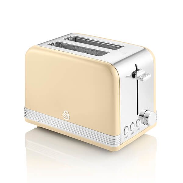 Swan Retro Cream 2 Slice Toaster