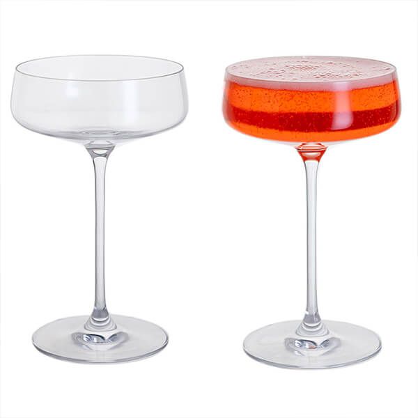 Dartington Elevate Set of 2 Cocktail Saucer Glasses