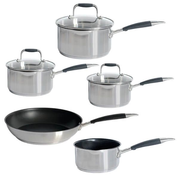 Stoven Soft Touch Induction 5 Piece Cookware Set