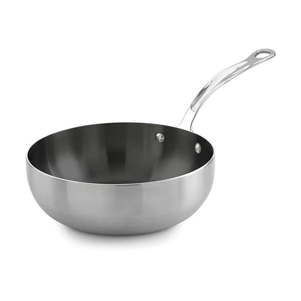 Samuel Groves Classic Non-Stick Stainless Steel Triply 20cm Chefs Pan