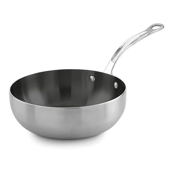 Samuel Groves Classic Non-Stick Stainless Steel Triply 26cm Chefs Pan