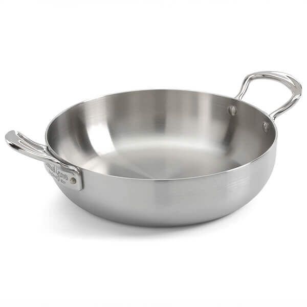Samuel Groves Classic Stainless Steel Triply 26cm Double Handled Chefs Pan