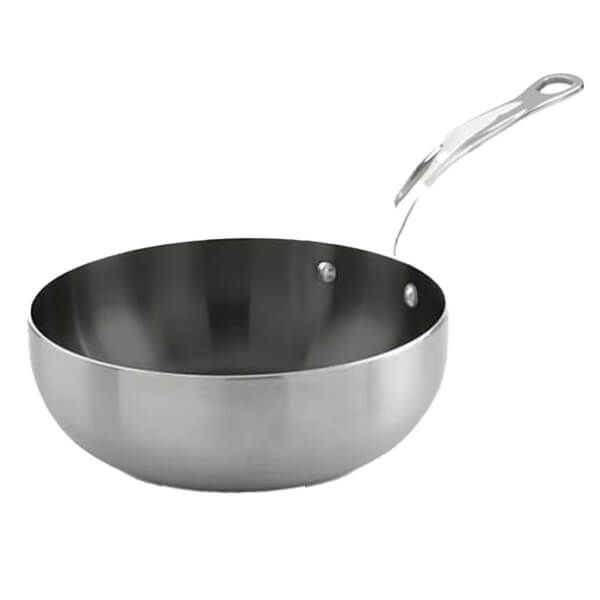 Samuel Groves Classic Non-Stick Stainless Steel Triply 28cm Chefs Pan
