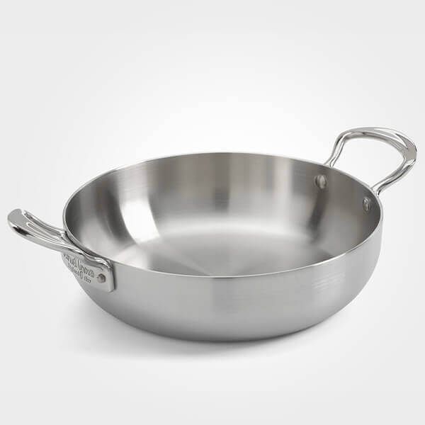 Samuel Groves Classic Stainless Steel Triply 28cm Double Handled Chefs Pan