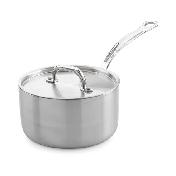 Samuel Groves Classic Stainless Steel Triply 16cm Saucepan with Lid