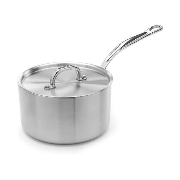 Samuel Groves Classic Stainless Steel Triply 18cm Saucepan with Lid