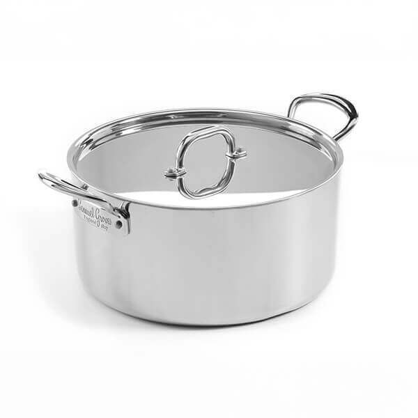 Samuel Groves Classic Stainless Steel Triply 18cm Casserole Pan with Lid