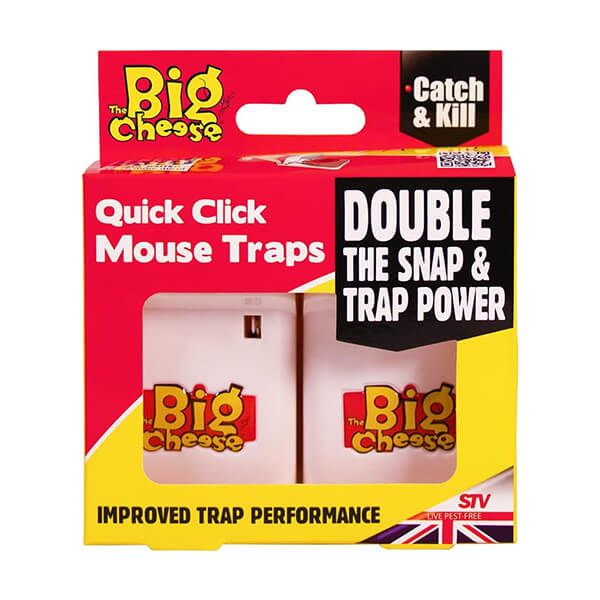 The Big Cheese Quick Click Mouse Traps 2 Pack