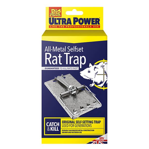 The Big Cheese Ultra Power All-Metal Selfset Rat Trap
