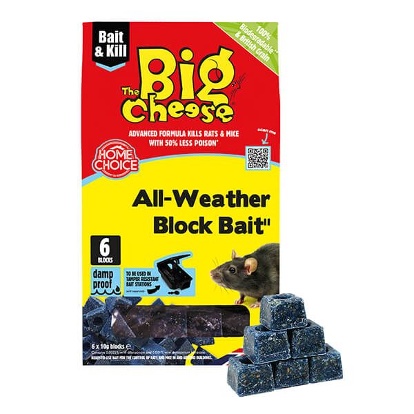 The Big Cheese All-Weather Block Bait Pack Of 6 x 10g