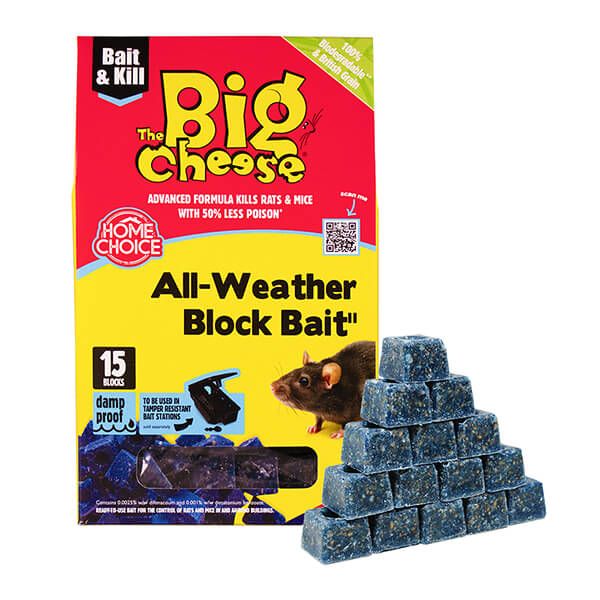The Big Cheese All-Weather Block Bait Pack Of 15 x 10g